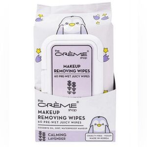 Crème Shop Lavender Makeup Removing Wipes